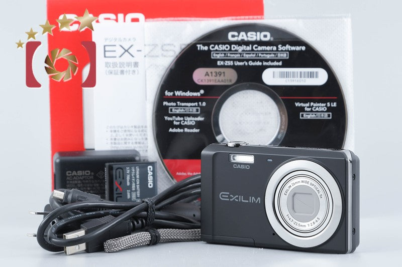CASIO EXILIM EX-ZS5 Black 14.1 MP Digital Camera w/ Box from Japan