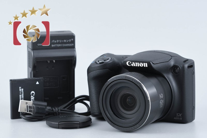 Canon PowerShot SX420 IS Black 20.0 MP Digital Camera from Japan