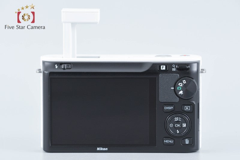 Nikon 1 J1 White 10.1 MP Digital Camera 10-30 Lens from Japan