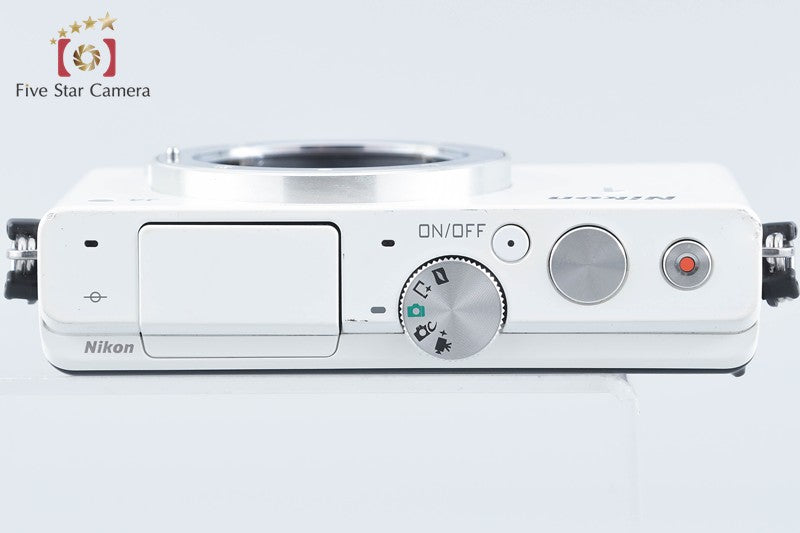 "Count 3,452" Nikon 1 J4 White 18.4 MP Digital Mirrorless Camera Body from Japan