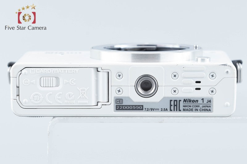 "Count 3,452" Nikon 1 J4 White 18.4 MP Digital Mirrorless Camera Body from Japan