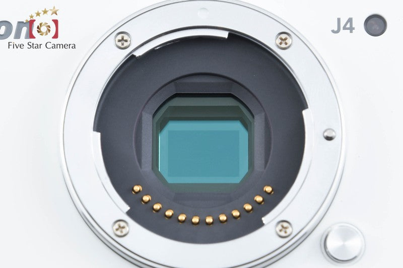 "Count 3,452" Nikon 1 J4 White 18.4 MP Digital Mirrorless Camera Body from Japan