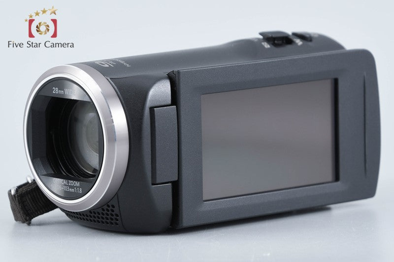 Panasonic HC-V360M 16GB 90x Zoom 2.2 MP Black Digital HD Camcorder from Japan