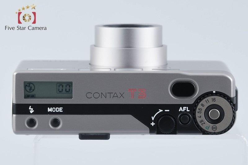 CONTAX T3 Double Teeth 35mm Point & Shoot Film Camera w/ Box from Japan