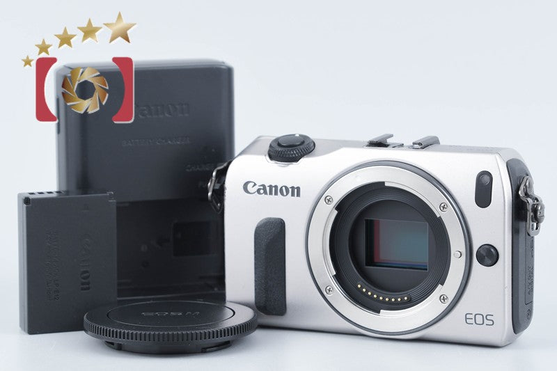 Canon EOS M Silver 18.0 MP Mirrorless Camera Body from Japan