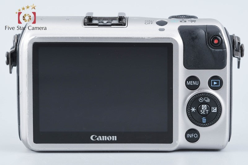 Canon EOS M Silver 18.0 MP Mirrorless Camera Body from Japan