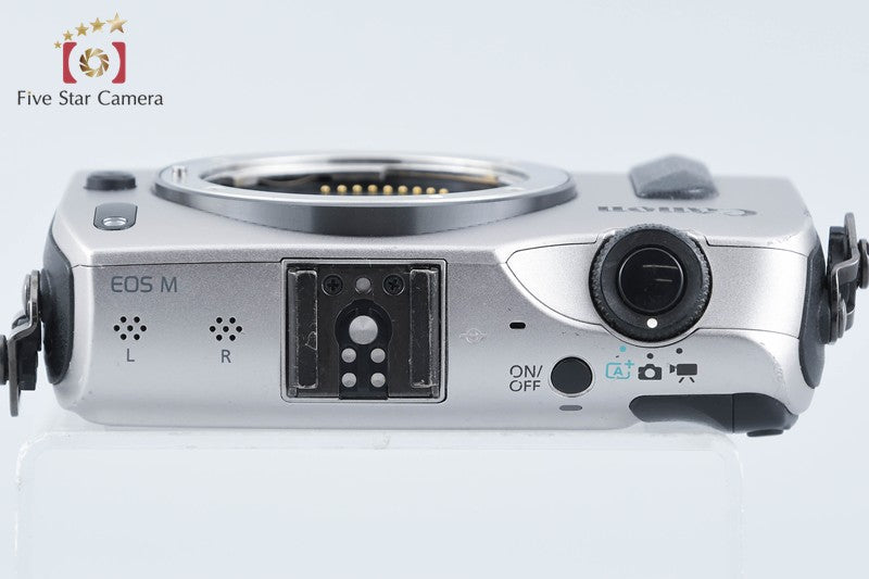 Canon EOS M Silver 18.0 MP Mirrorless Camera Body from Japan