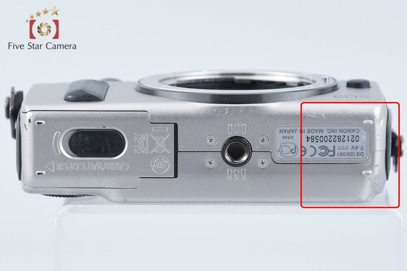 Canon EOS M Silver 18.0 MP Mirrorless Camera Body from Japan