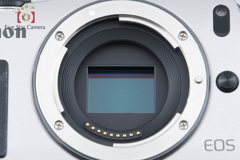 Canon EOS M Silver 18.0 MP Mirrorless Camera Body from Japan