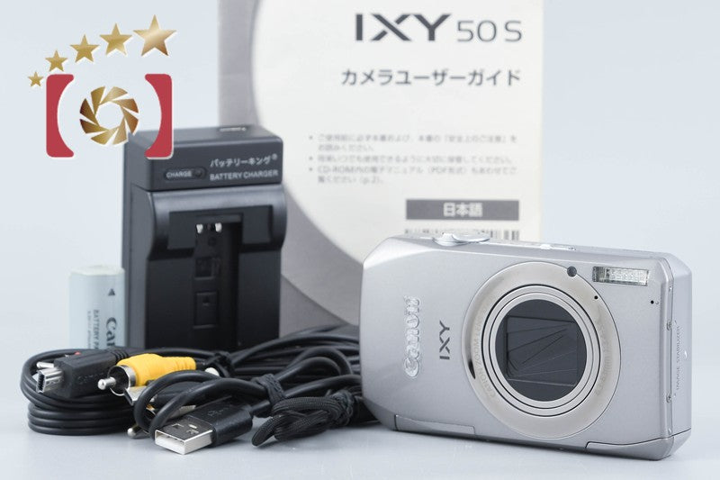 Canon IXY 50S Silver 10.0 MP Digital Camera from Japan