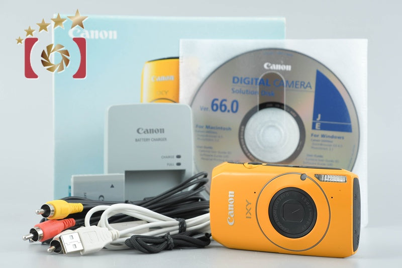 Canon IXY 30S Yellow 10.0 MP Digital Camera w/ Box from Japan