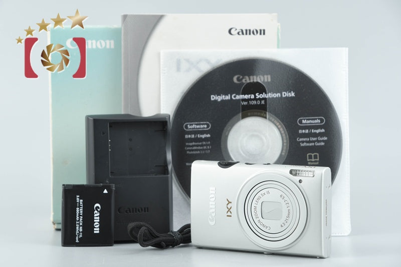 Canon IXY 220F Silver 16.1 MP Digital Camera w/ Box from Japan