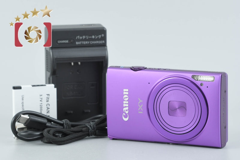 Canon IXY 430F Purple 16.1 MP Digital Camera from Japan