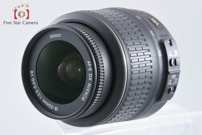 "Count 5,315" Nikon D3200 Black 24.2 MP DSLR 18-55 VR Lens w/ Box from Japan
