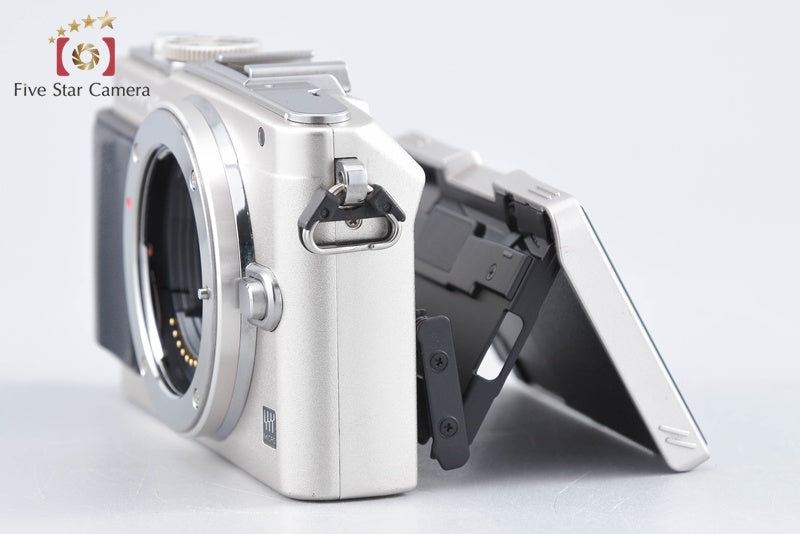 "Count 3,276" Olympus PEN Lite E-PL5 Silver 16.5 MP Mirrorless Camera from Japan