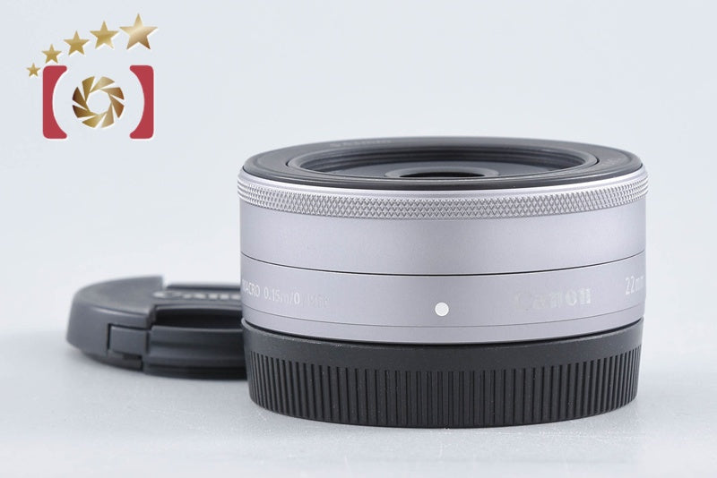 Canon EF-M 22mm f/2 STM Silver from Japan
