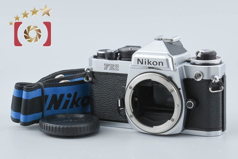 Nikon FE2 Silver 35mm SLR Film Camera Body from Japan