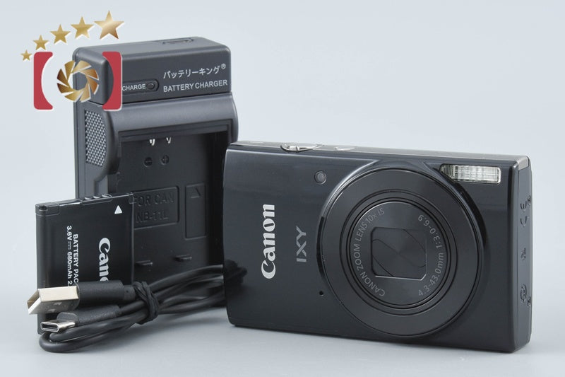Canon IXY 210 Black 20.0 MP Digital Camera from Japan