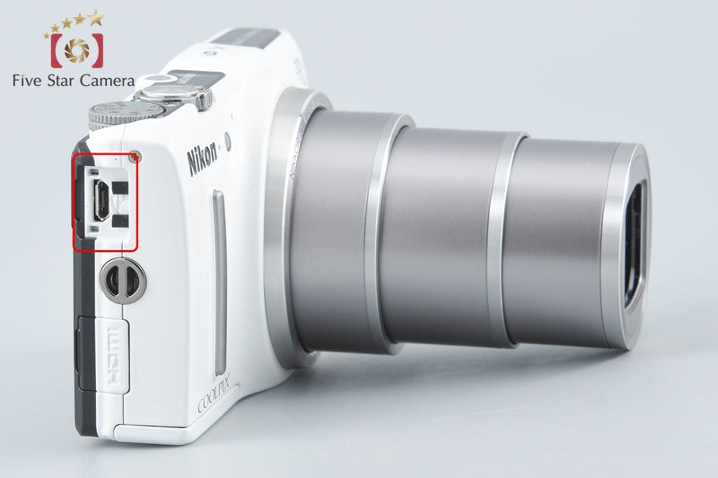 Nikon COOLPIX S9700 Elegant White 16.5 MP Digital Camera from Japan