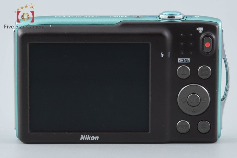 Nikon COOLPIX S3300 Mint Green 16.0 MP Digital Camera from Japan