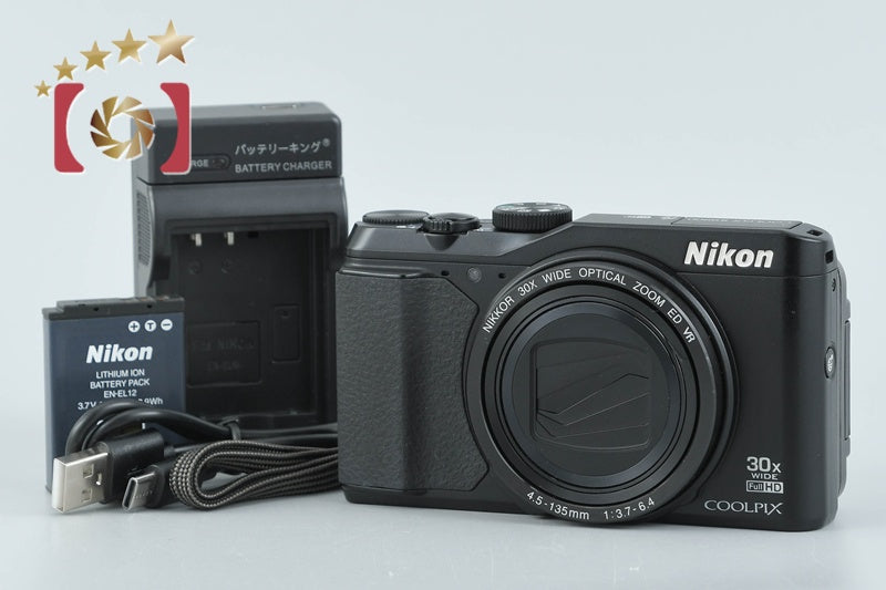Nikon COOLPIX S9900 Black 16.0 MP Digital Camera from Japan