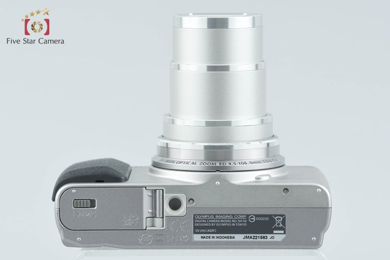 Olympus Stylus SH-50 Silver 16.0 MP Digital Camera from Japan