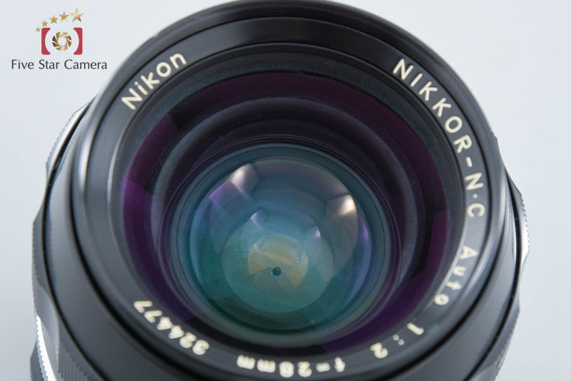 Nikon NIKKOR-N.C Auto 28mm f/2 Non Ai Lens from Japan