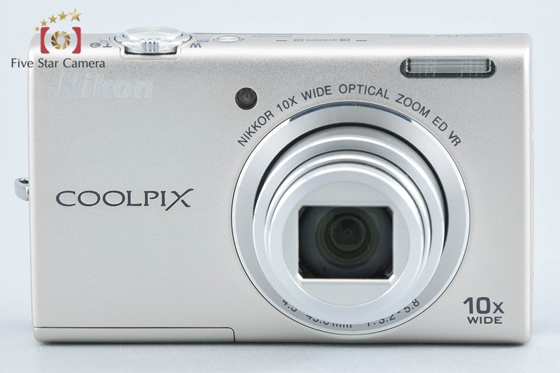 Nikon COOLPIX S6200 Platinum Silver 16.0 MP Digital Camera from Japan