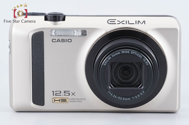 CASIO HIGH SPEED EXILIM EX-ZR300 Gold 16.1 MP Digital Camera from Japan