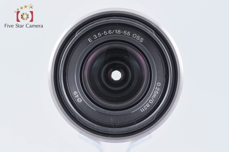 SONY E 18-55mm f/3.5-5.6 OSS SEL1855 Silver from Japan