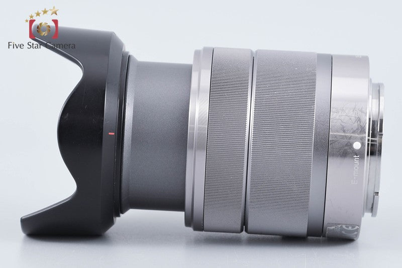 SONY E 18-55mm f/3.5-5.6 OSS SEL1855 Silver from Japan