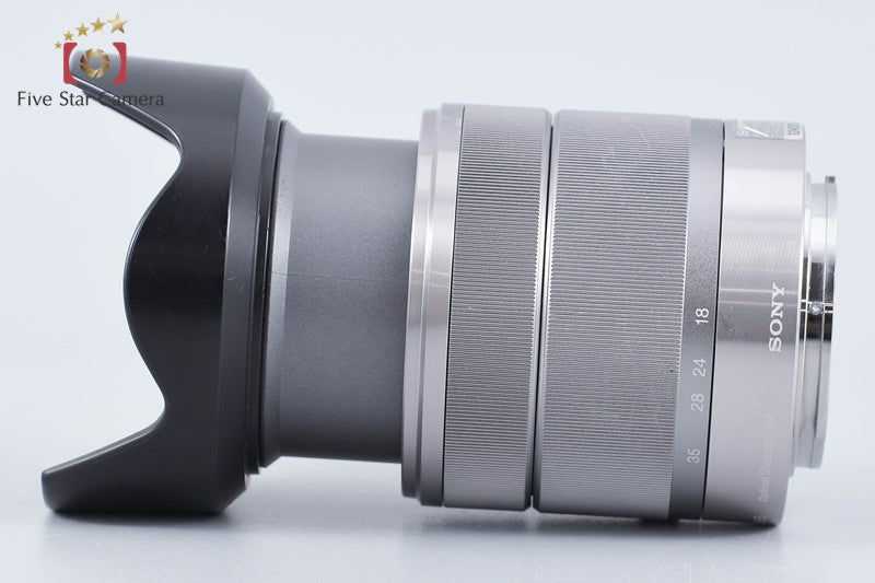 SONY E 18-55mm f/3.5-5.6 OSS SEL1855 Silver from Japan