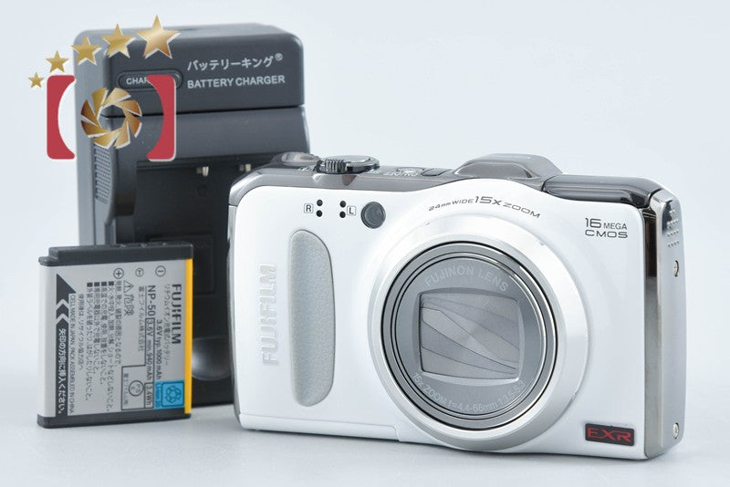 Fujifilm FinePix F550EXR White 16.0 MP Digital Camera from Japan
