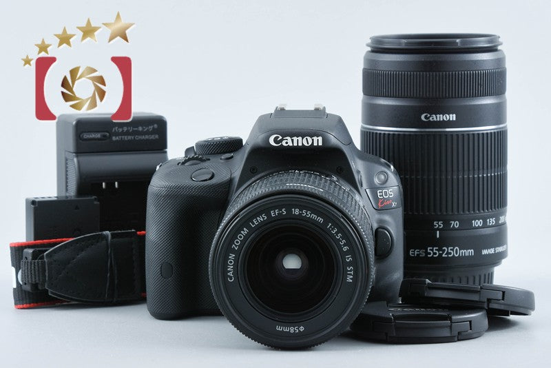 Canon EOS Kiss X7 / Rebel SL1 / 100D 18.0 MP 18-55 55-250 Lenses from Japan