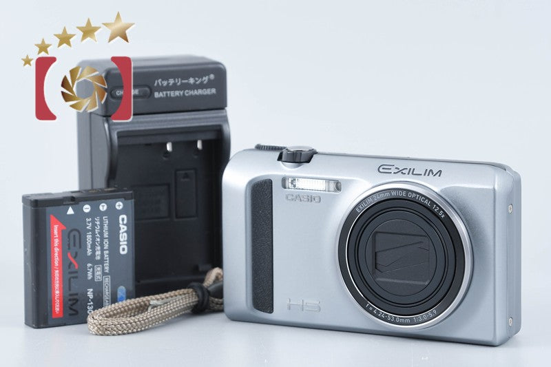 CASIO HIGH SPEED EXILIM EX-ZR400 Silver 16.1 MP Digital Camera from Japan