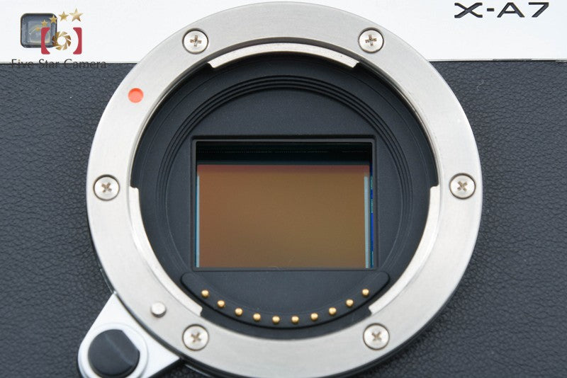 Fujifilm X-A7 24.2 MP Silver Digital Mirrorless Camera Body from Japan
