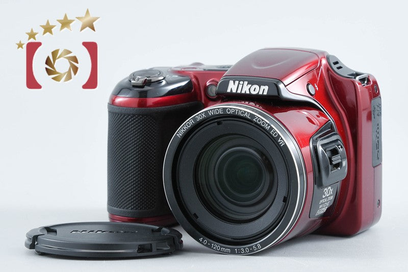 Nikon COOLPIX L820 Red 16.0 MP Digital Camera from Japan