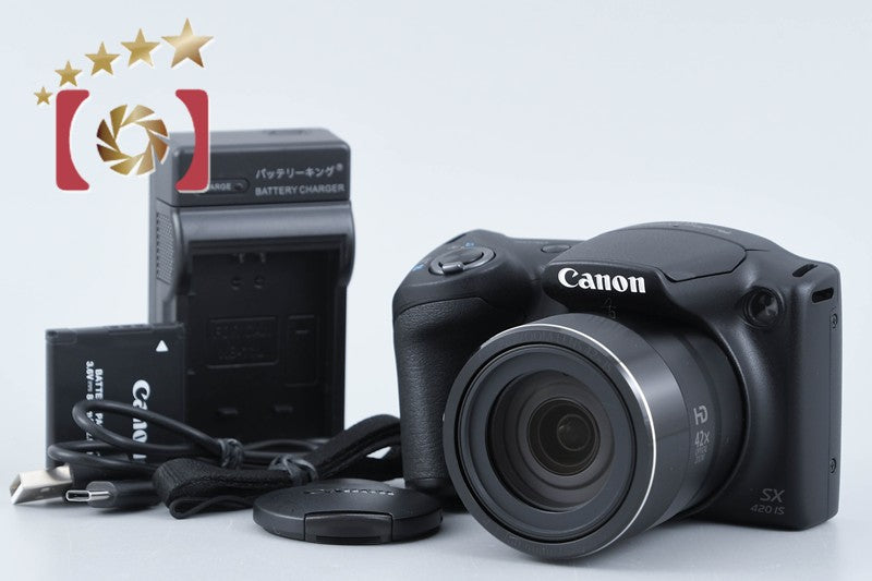 Canon PowerShot SX420 IS Black 20.0 MP Digital Camera from Japan