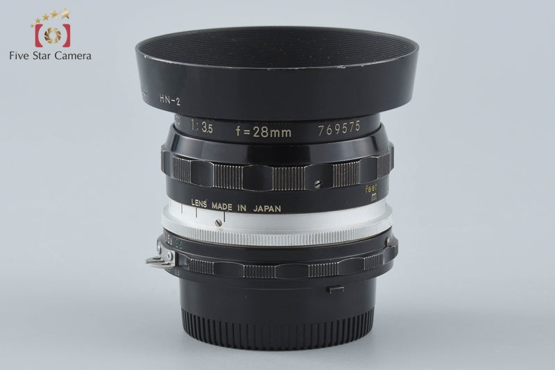 Nikon NIKKOR-H Auto 28mm f/3.5 Ai Converted from Japan