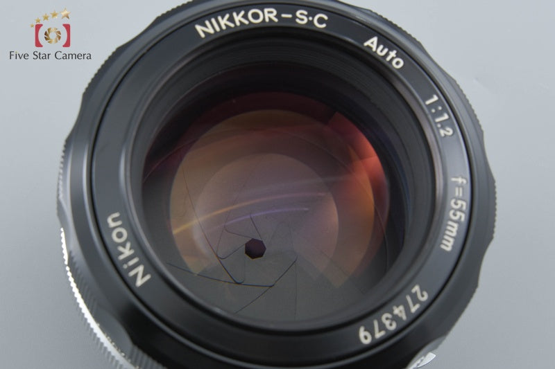 Nikon NIKKOR-S.C Auto 55mm f/1.2 Non Ai Lens from Japan