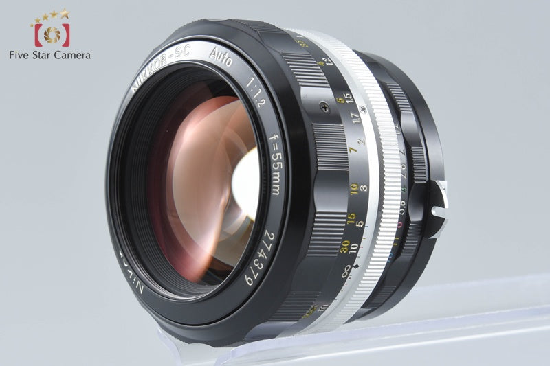 Nikon NIKKOR-S.C Auto 55mm f/1.2 Non Ai Lens from Japan