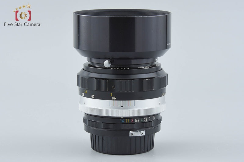 Nikon NIKKOR-S.C Auto 55mm f/1.2 Non Ai Lens from Japan