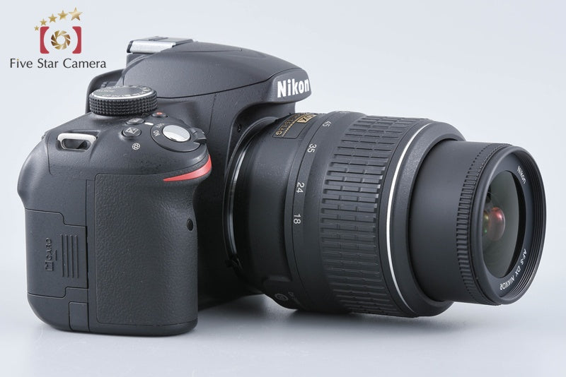 "Shutter count 1,466" Nikon D3200 Black 24.2 MP DSLR 18-55 VR Lens from Japan