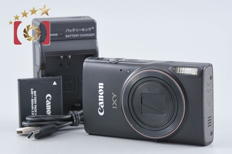 Canon IXY 650 Black 20.0 MP Digital Camera from Japan