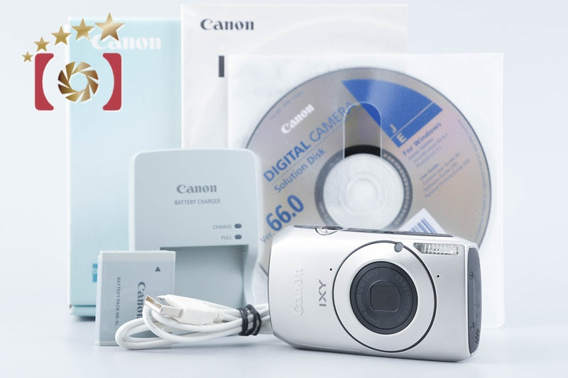 Canon IXY 30S Silver 10.0 MP Digital Camera w/ Box from Japan