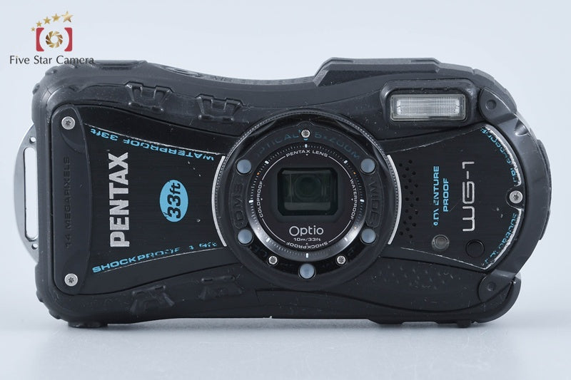 RICOH PENTAX Optio WG-1 Black 14.0 MP Waterproof Action Camera from Japan