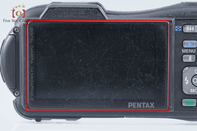 RICOH PENTAX Optio WG-1 Black 14.0 MP Waterproof Action Camera from Japan