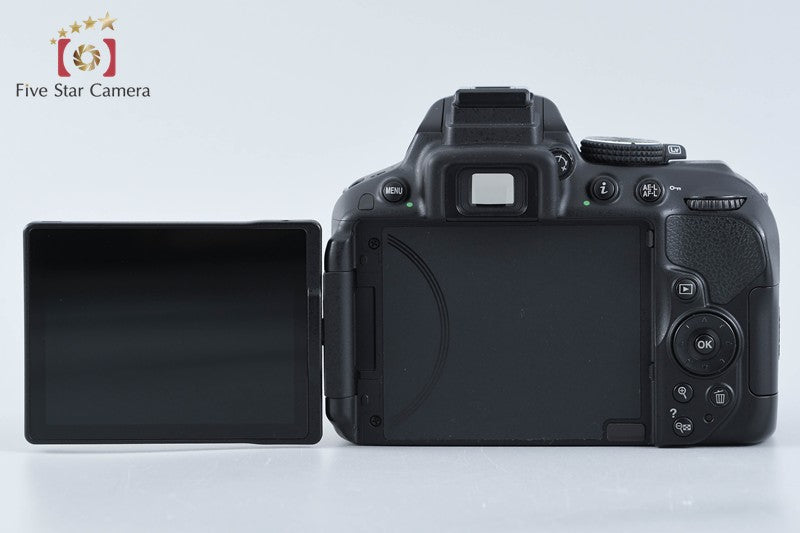 Nikon D5300 Black 24.2 MP DSLR Camera AF-P 18-55 VR Lens from Japan