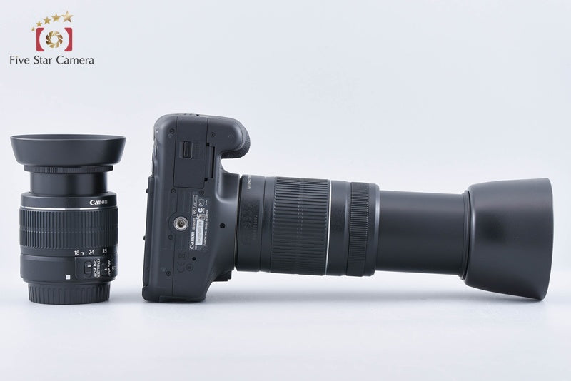 Canon EOS Kiss X5 / Rebel T3i / 600D 18.0 MP DSLR 18-55 55-250 Lenses from Japan