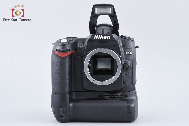 "Count 2,475" Nikon D90 12.3MP DSLR + MB-D80 Multi Power Battery Pack from Japan